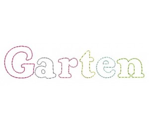 Stickdatei - Garten Appli
